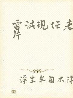 雷洪现任老婆照片