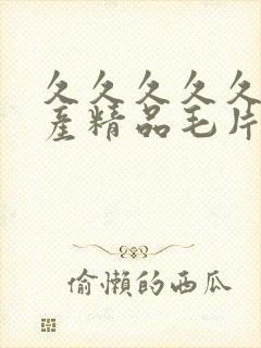 久久久久久久国产精品毛片