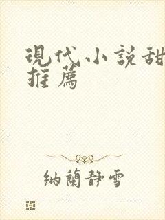 现代小说甜宠文推荐