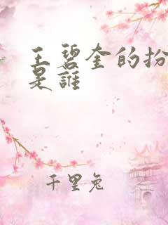 王碧奎的扮演者是谁