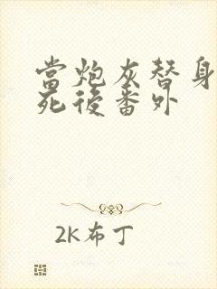 当炮灰替身的我死后番外