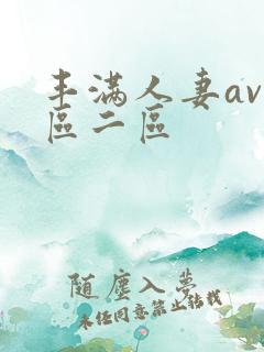 丰满人妻av一区二区