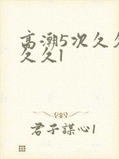 高潮5次久久久久久l