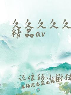 久久久久久国产精品av