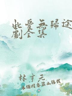 此爱无归途电视剧全集