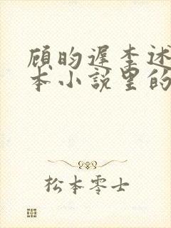 顾昀迟李述是哪本小说里的人物