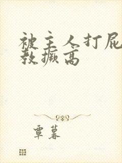 被主人打屁股调教撅高