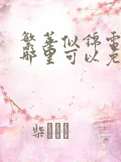 繁华似锦电视剧哪里可以免费观看