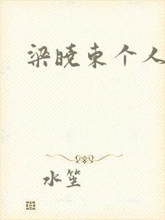 梁晓东个人简介