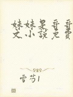 妹妹是哥哥的全文小说免费阅读无弹窗