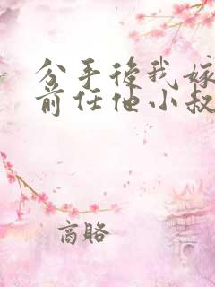 分手后我嫁给了前任他小叔(