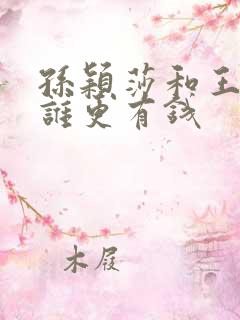 孙颖莎和王楚钦谁更有钱