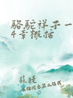 骆驼祥子一到24章概括