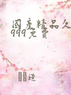 国产精品久久久999免费