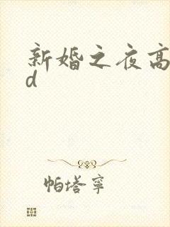 新婚之夜高潮hd