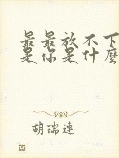 最最放不下的人是你是什么歌