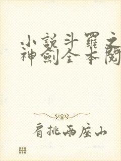 小说斗罗之灵珠神剑全本阅读