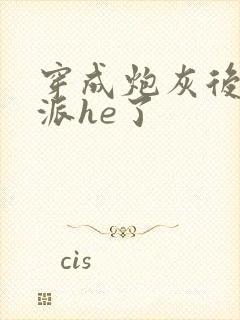 穿成炮灰后和反派he了