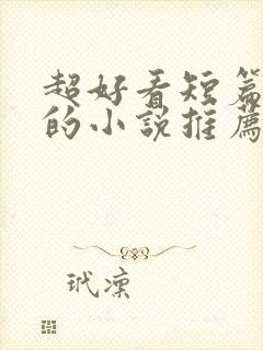 超好看短篇言情的小说推荐
