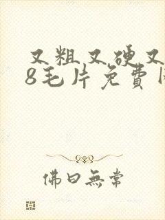 又粗又硬又爽18毛片免费网站