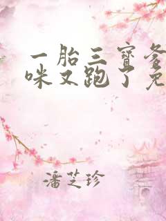 一胎三宝爹地妈咪又跑了免费阅读全文