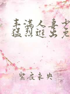 丰满人妻少妇被猛烈进出免费