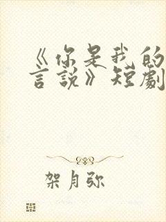 《你是我的不可言说》短剧免费观看