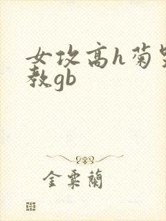 女攻高h菊哭调教gb