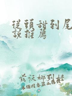 从头甜到尾的小说推荐