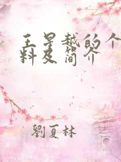 王星越的个人资料及简介