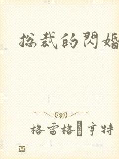 总裁的闪婚甜妻