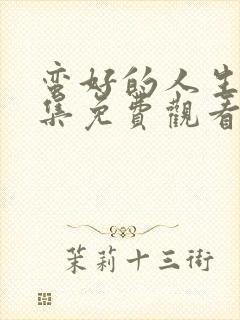 蛮好的人生35集免费观看