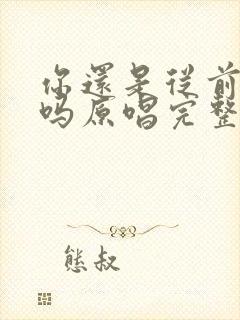 你还是从前的你吗原唱完整版