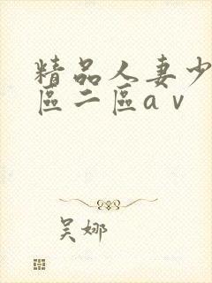 精品人妻少妇一区二区aⅴ