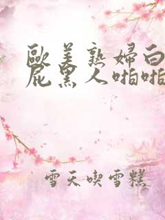 欧美熟妇白嫩大屁黑人啪啪15