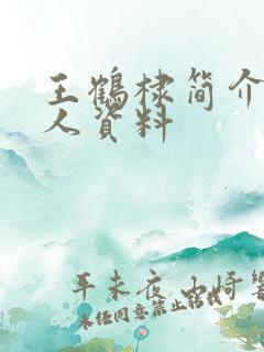 王鹤棣简介 个人资料