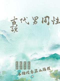 古代男同性恋小说