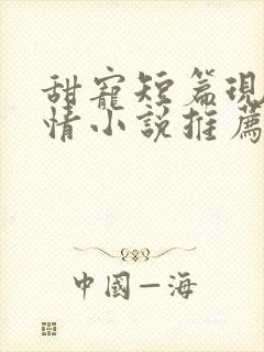 甜宠短篇现代言情小说推荐