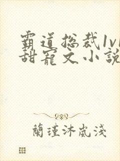 霸道总裁1v1甜宠文小说推荐