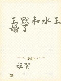 王默和水王子结婚了