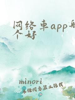 网络车app哪个好