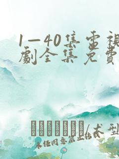 1—40集电视剧全集免费观看