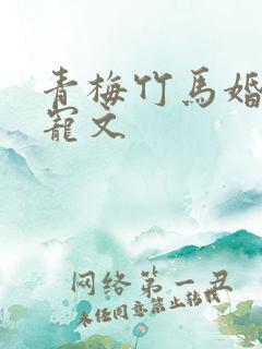 青梅竹马婚后甜宠文