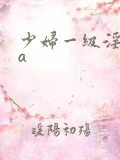 少妇一级淫片aa