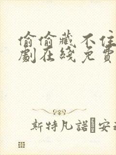 偷偷藏不住电视剧在线免费观看全集