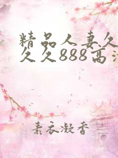精品人妻久久久久久888高清