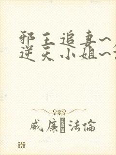 邪王追妻~废材逆天小姐~误惹妖孽王爷