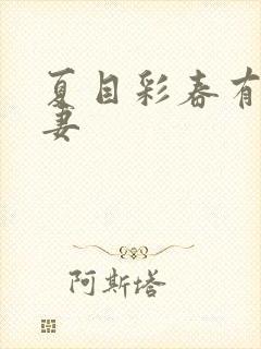 夏目彩春有码人妻