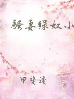 骚妻绿奴小说