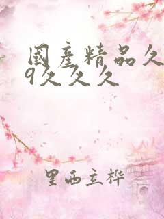 国产精品久久99久久久